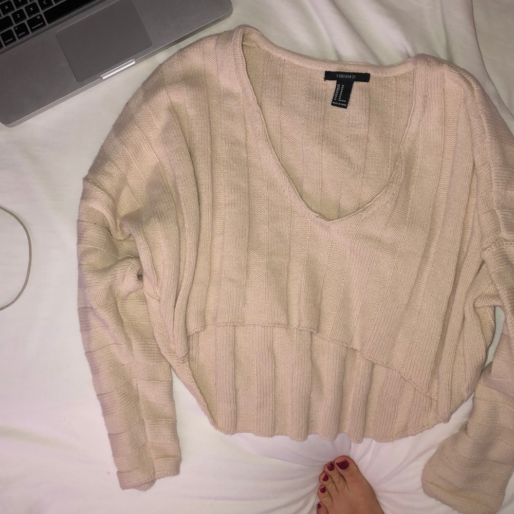 crop forever 21 sweater